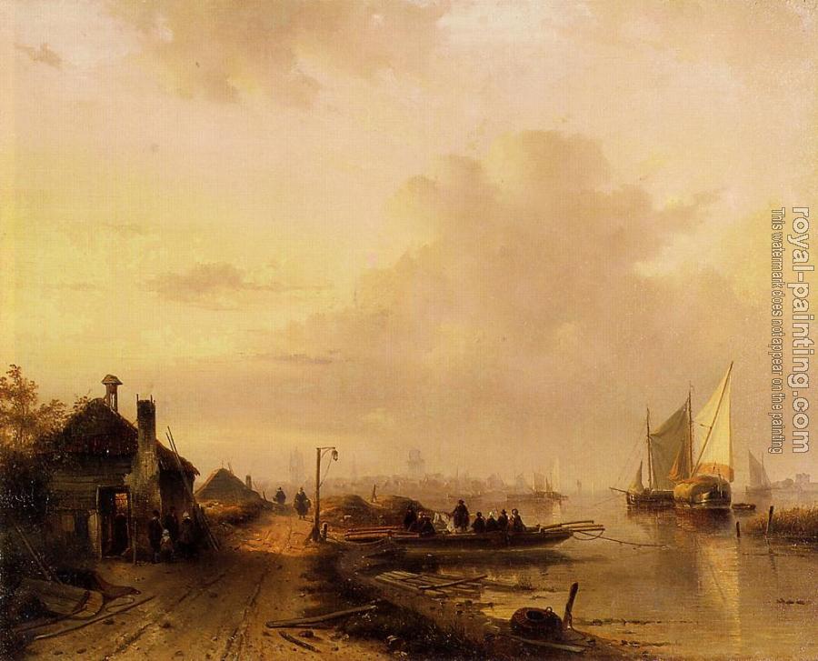 Charles Henri Joseph Leickert : The Ferry